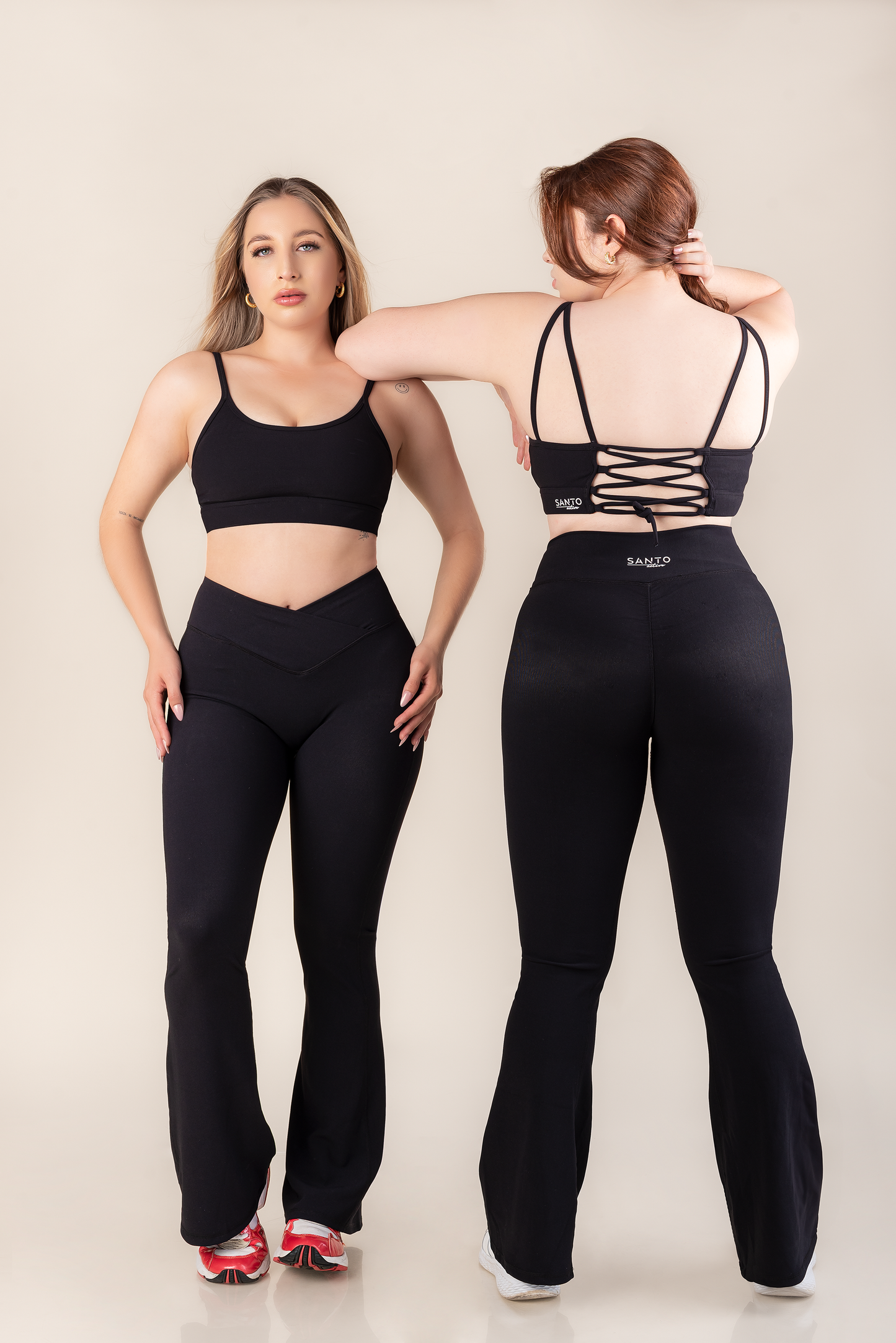 LEGGING RIB BLACK -