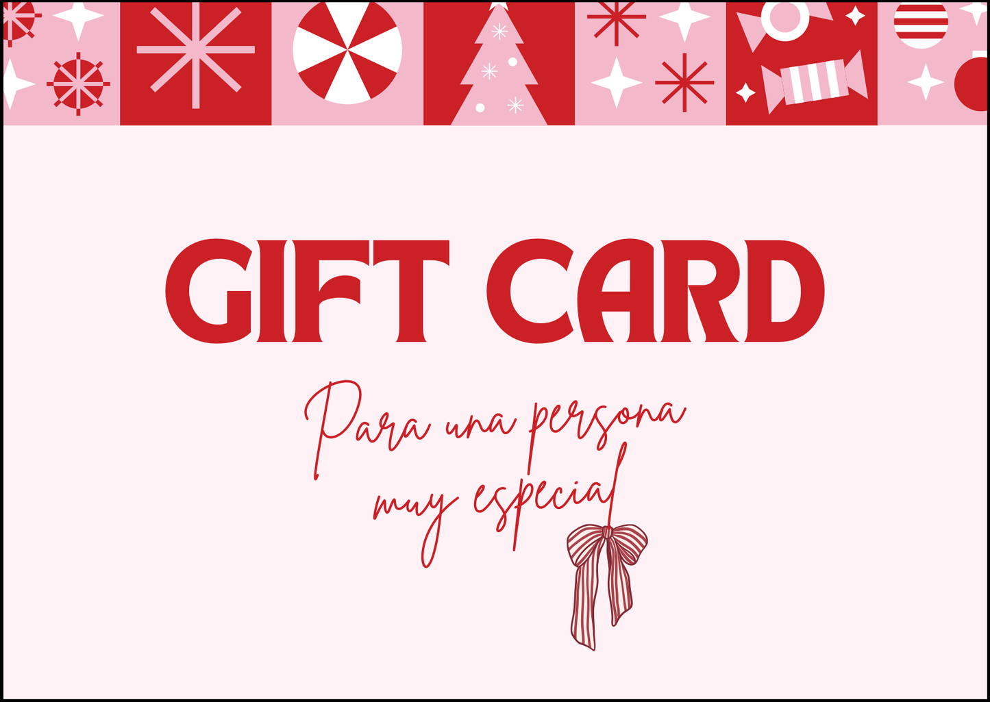 TARJETA DE REGALO