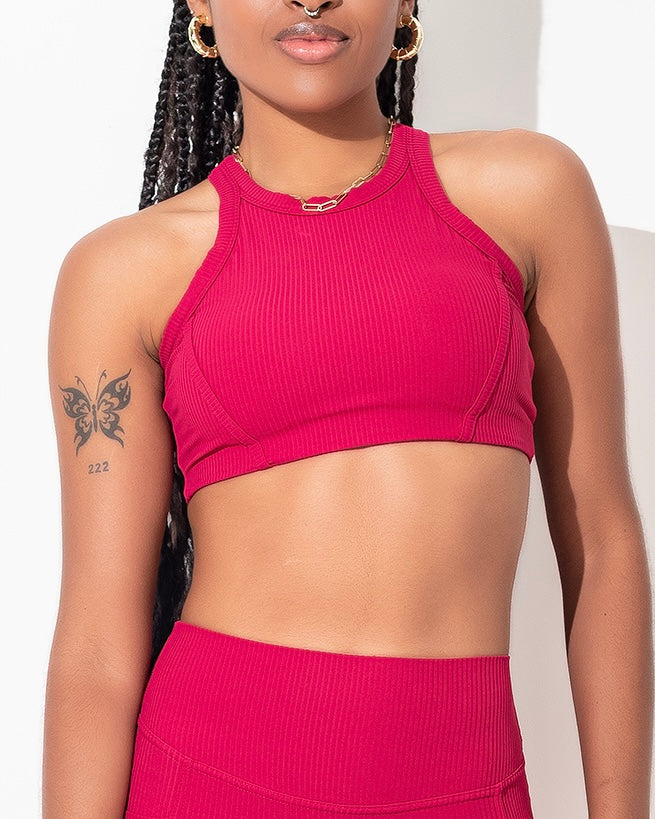 SPORT BRA MARSALA