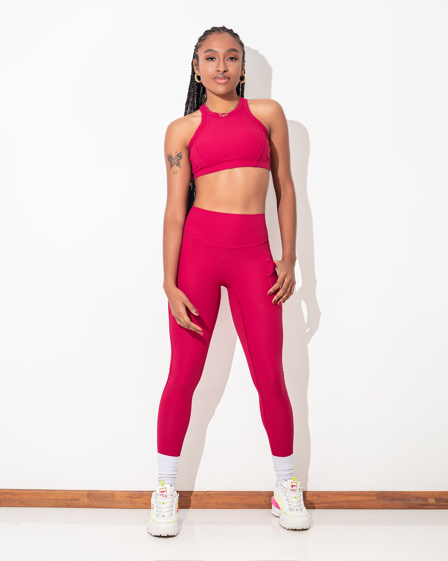 SPORT BRA MARSALA