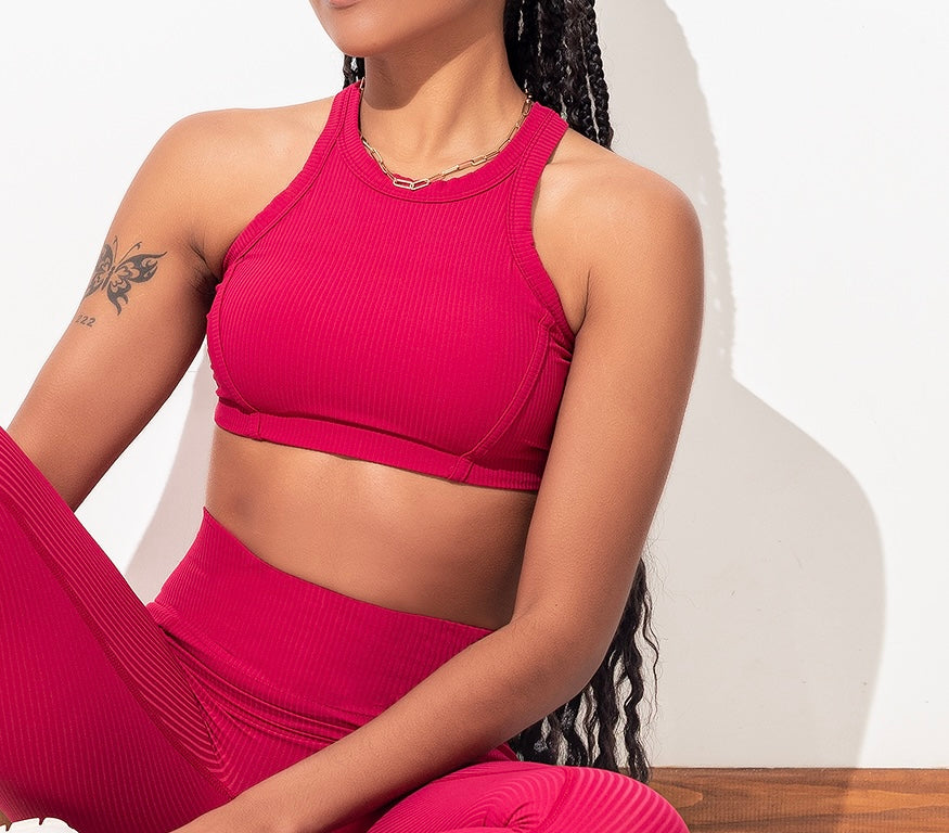 SPORT BRA MARSALA