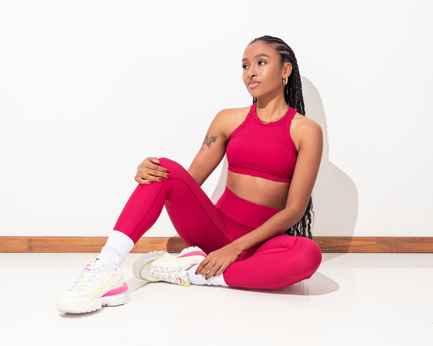 SPORT BRA MARSALA