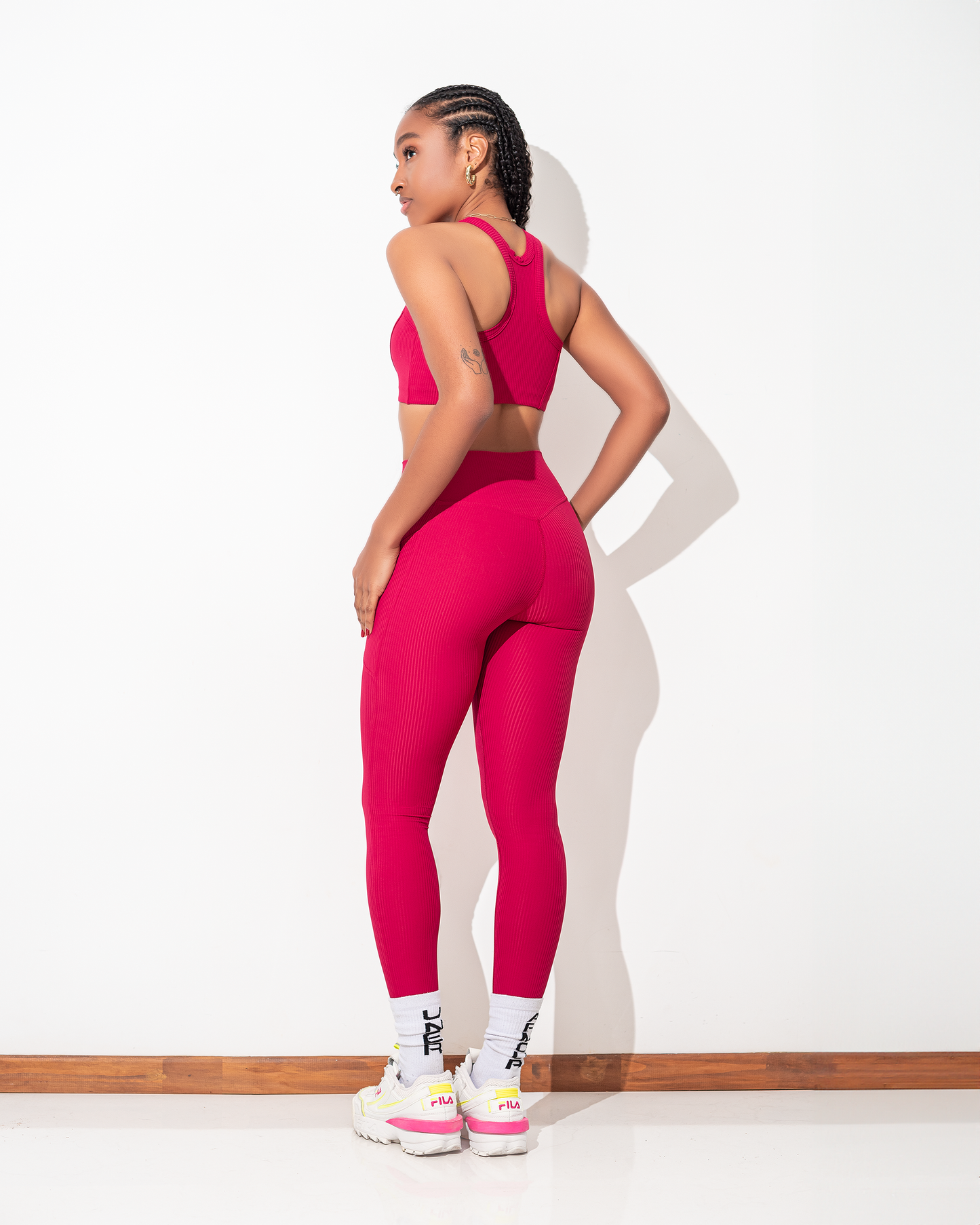 SPORT BRA MARSALA