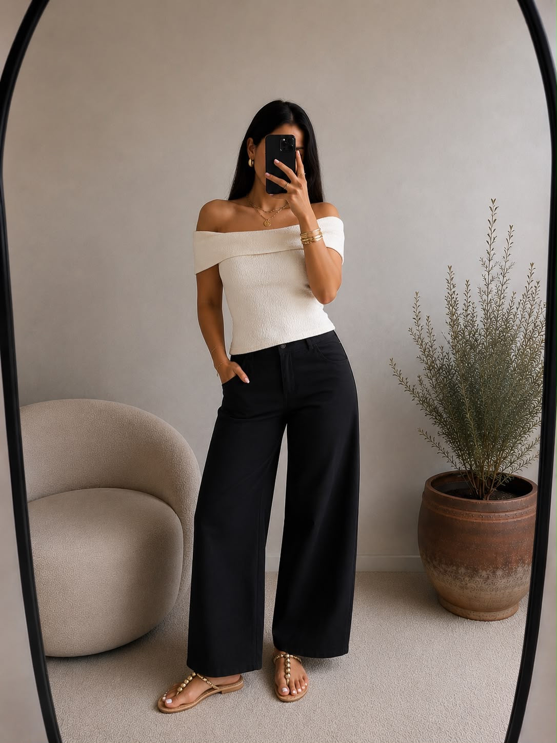Blusa crepe