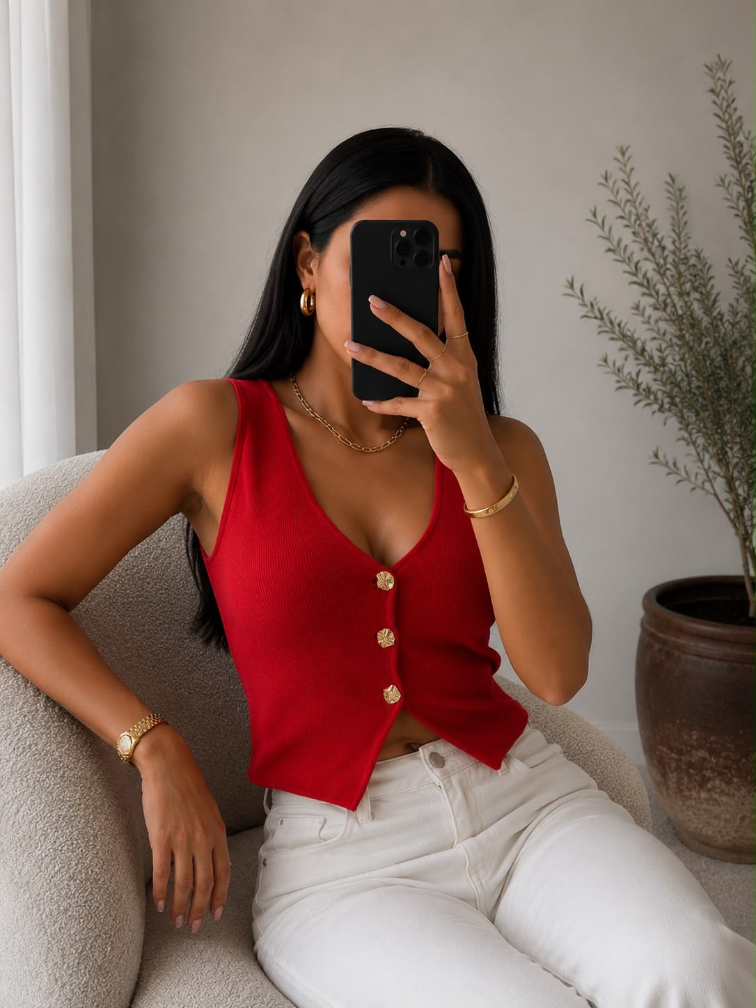 BLUSA BOTONES