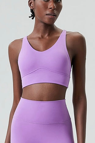 SPORT BRA VIOLETA