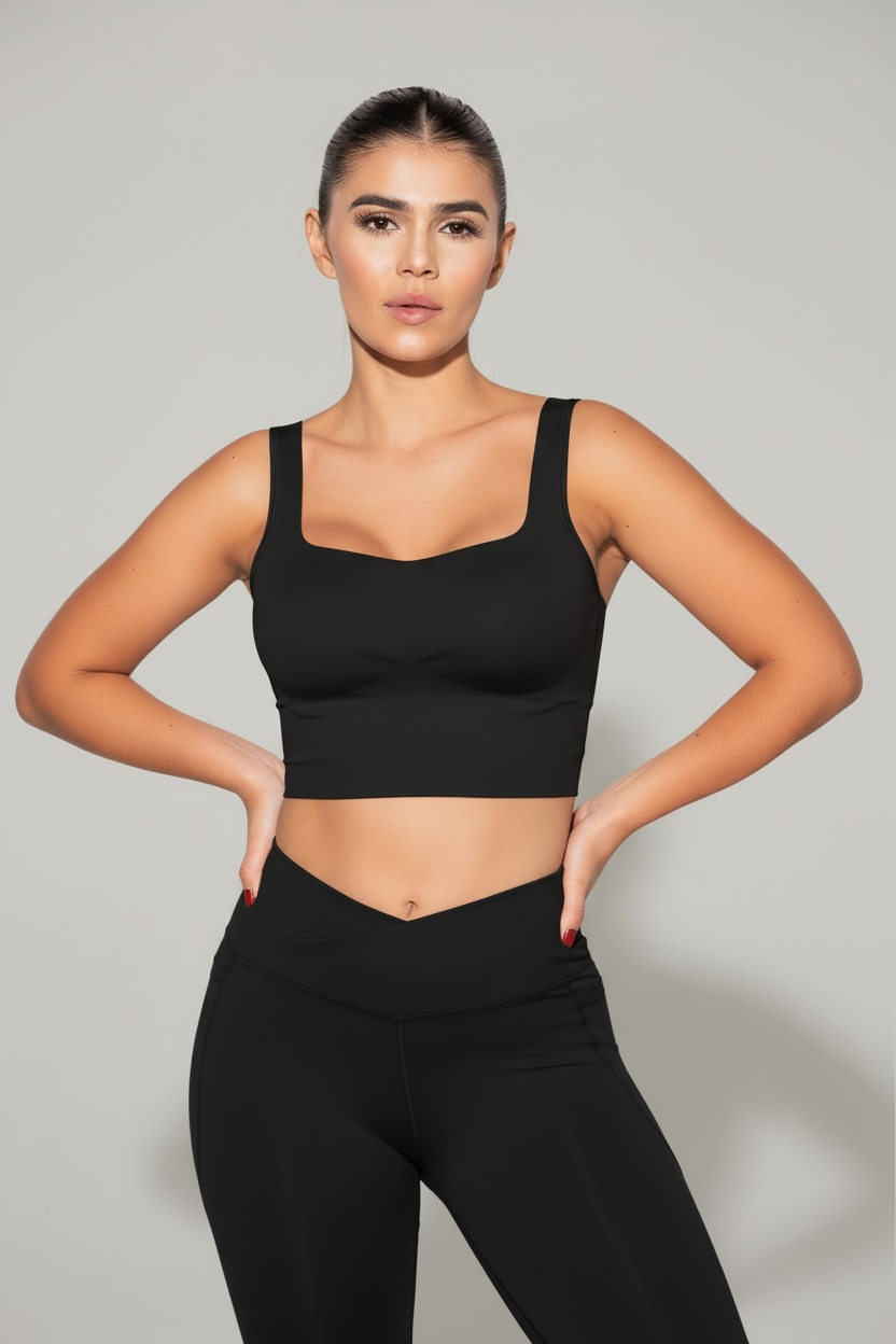 TOP AURORA (𝘗𝘈𝘘𝘜𝘌𝘛𝘌 𝘟2) NEGRO & BEIGE